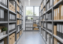 Вижте как архивните стелажи помагат за организацията на фирмени документи, оптимизират пространството и улесняват достъпа до архива.